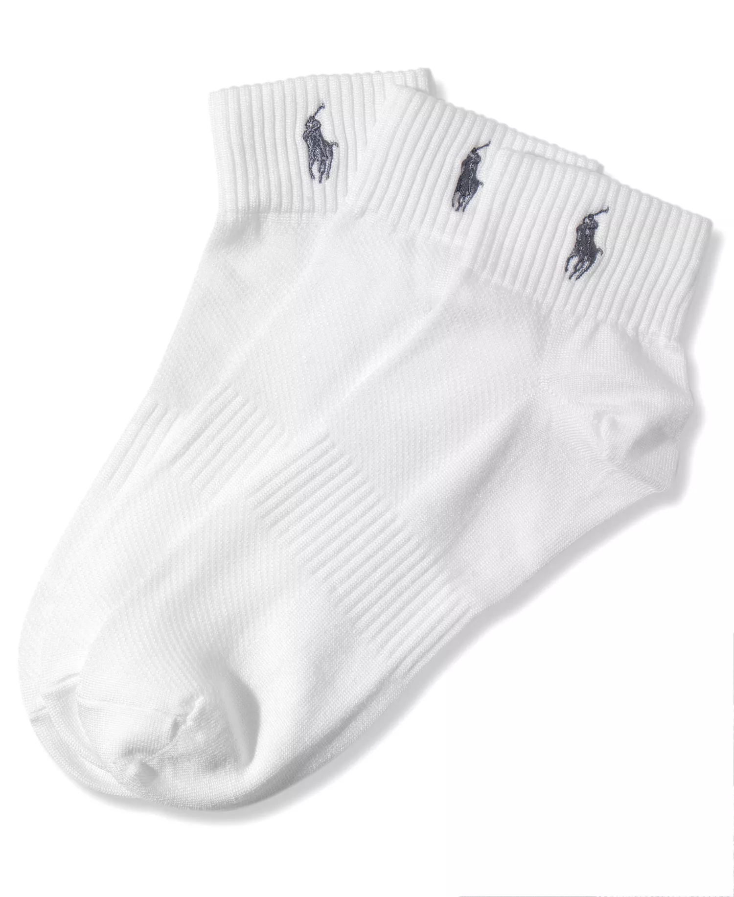 mni-31c96d57ddca5304731d848a75b06c67 Ralph Lauren Men's 3-Pk. Technical Quarter Socks — изображение 3