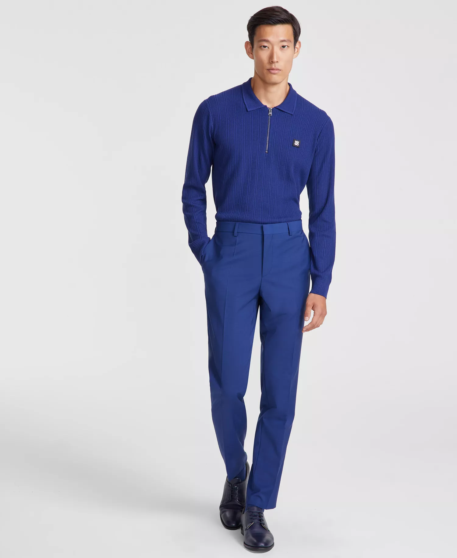 mni-32254d2f56175489e8045c5b40e26b3d Men's Slim-Fit Superflex Stretch Solid Suit Separates — изображение 4