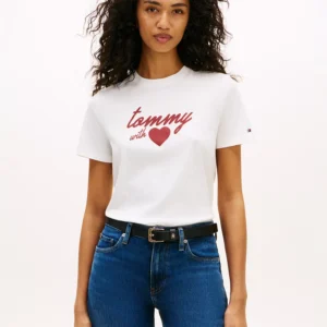 Women's Love Graphic Crew Neck Short-Sleeve T-Shirt