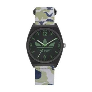 Unisex Three Hand Project Two Camo Fabric Fastwrap Watch 38mm