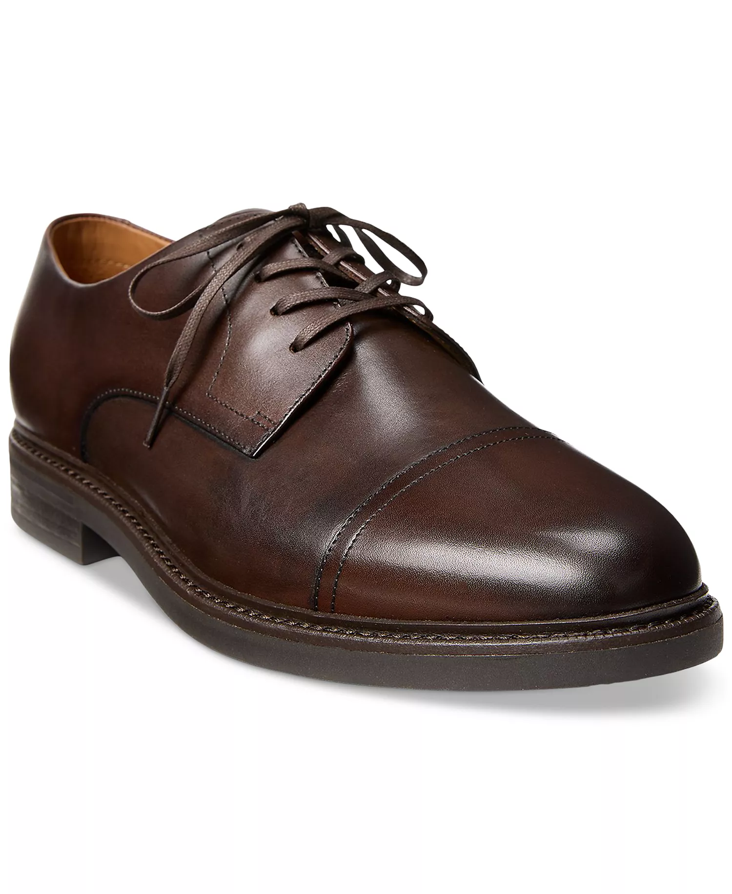 mni-32f8701645ccde860bdb342858792423 Men's Asher Leather Cap-Toe Dress Shoe — изображение 3