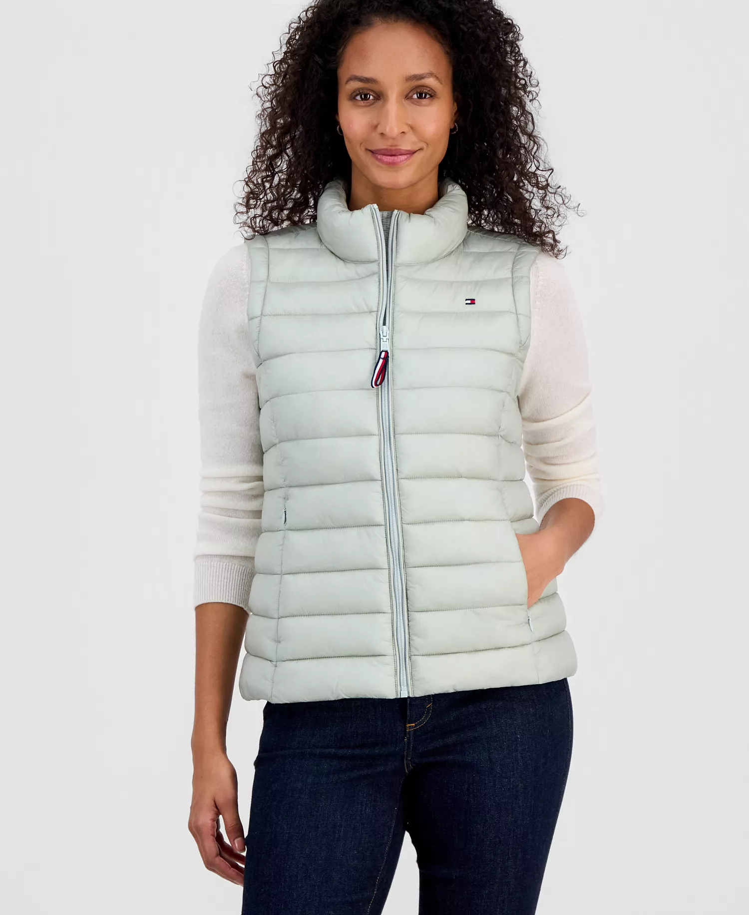 mni-3372194b8938458258d570a410cb519e Women's Zip-Front Puffer Vest — изображение 4