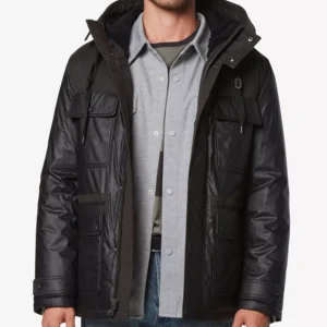Men's Harrigan Resin & Faux Wool Combo Parka