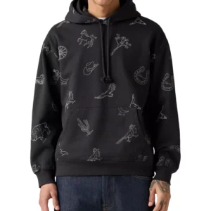 Men's Relaxed Graphic Hoodie