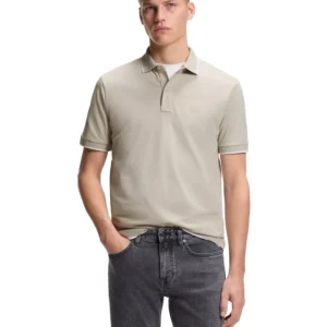 Men's Stretch-Cotton Piqué Slim-Fit Polo Shirt