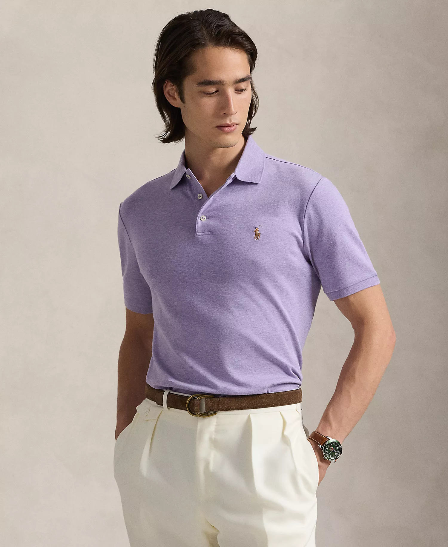 mni-360cd45841f14475f30ea0381a07550b Men’s Slim-Fit Soft Cotton Polo Shirt — изображение 7