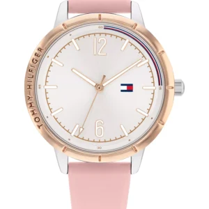 Women's Pink Silicone Strap Watch 38mm