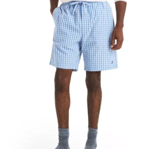 Men's Plaid Poplin Pajama Shorts