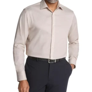 Men's Performance Wrinkle Free Stretch Shirt, Regular Fit
