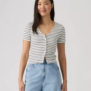 Women's Muse Short-Sleeve Button-Front Top