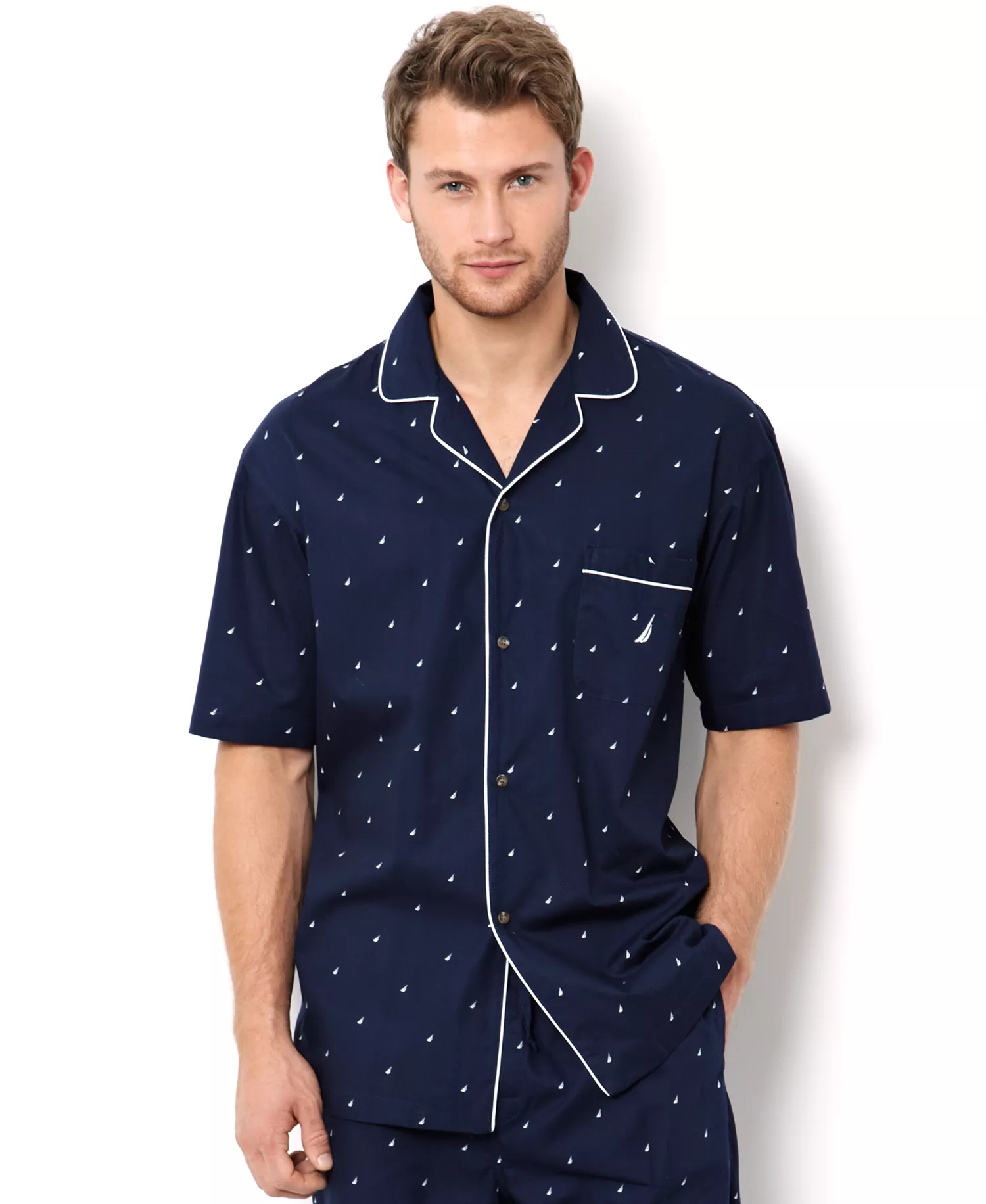 mni-399032d9f16859eff1cb7f7a1d68249a Men's Signature Pajama Shirt