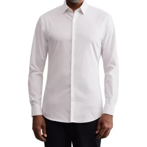 Men's Kinetic Stretch Spread Collar Dress Shirt