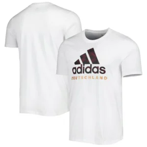Men's White Germany National Team DNA Graphic T-shirt