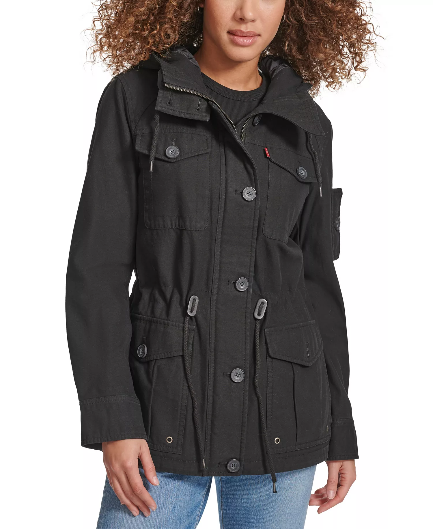 mni-3b0c0139e300556b30be1355e949611b Women's Hooded Military Jacket