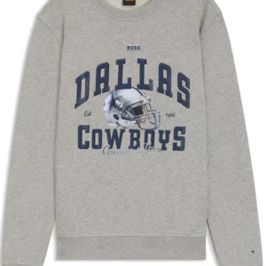 BOSS x DALLAS COWBOYS Helmet Graphic Sweatshirt