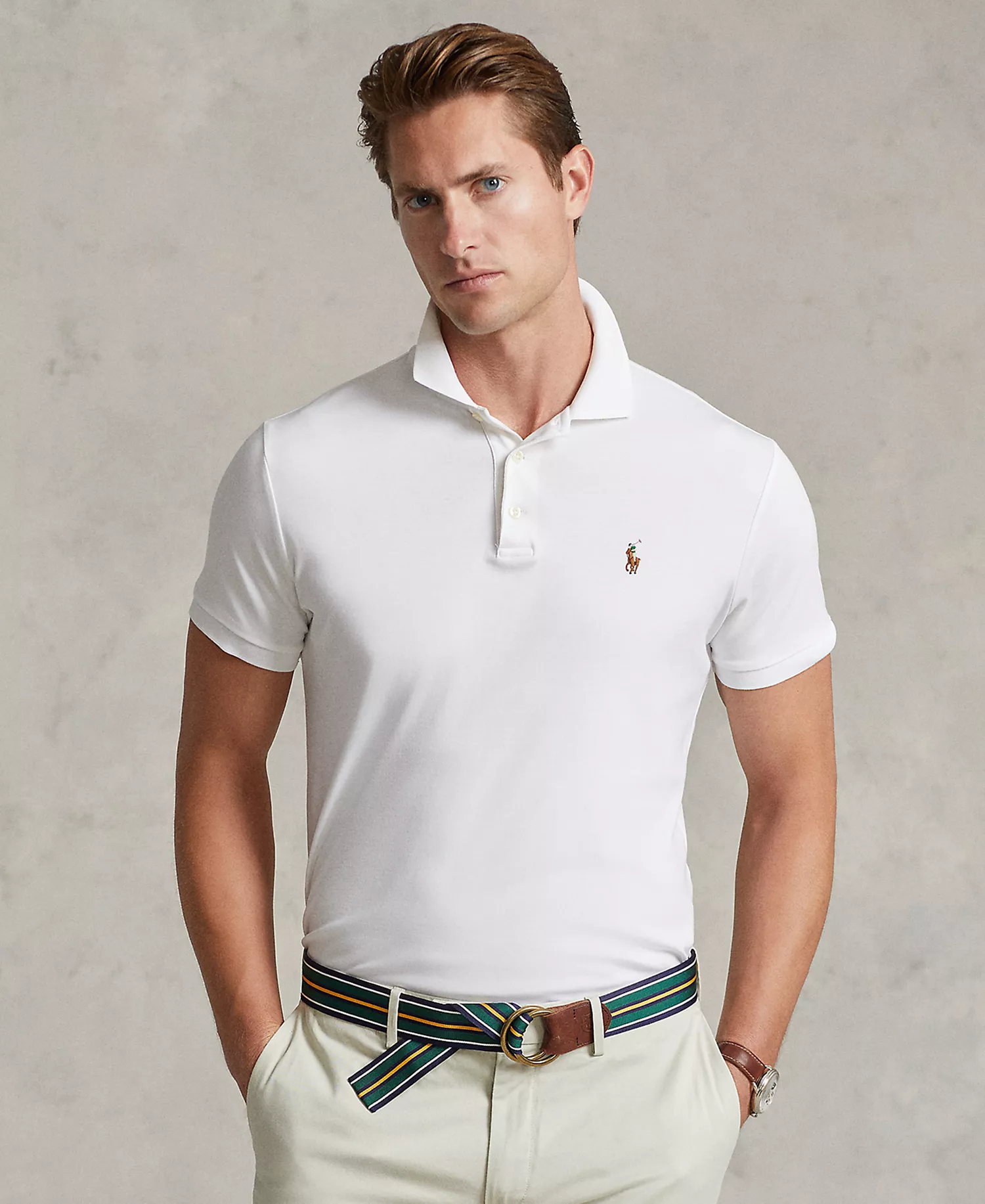 mni-3bd5143171b1b1b330c13be2859c0717 Men’s Slim-Fit Soft Cotton Polo Shirt — изображение 4