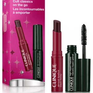 Cult Classics On The Go: High Impact Mascara + Black Honey Lip Mini Gift Set