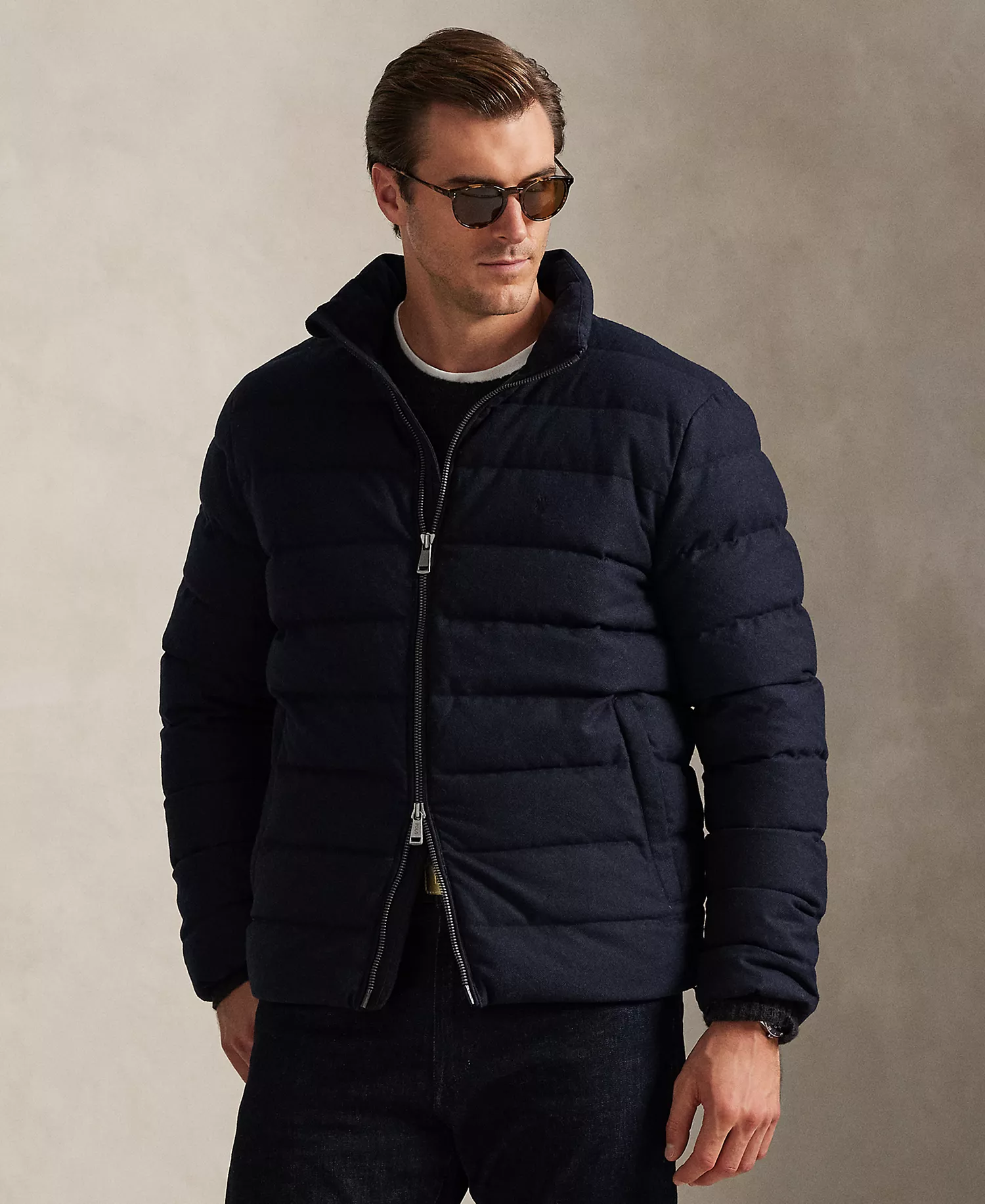 mni-3c5e06ccdbd50c5a40aba8db8a361e4f Men's Big & Tall Mock Neck Colden Herringbone Jacket