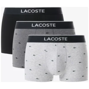 Lactose Men's Cotton Stretch Mini-Crocodile Trunks, 3-Pack