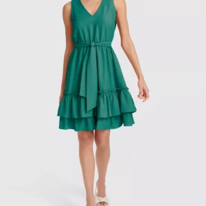 Women's V-Neck Short Dress