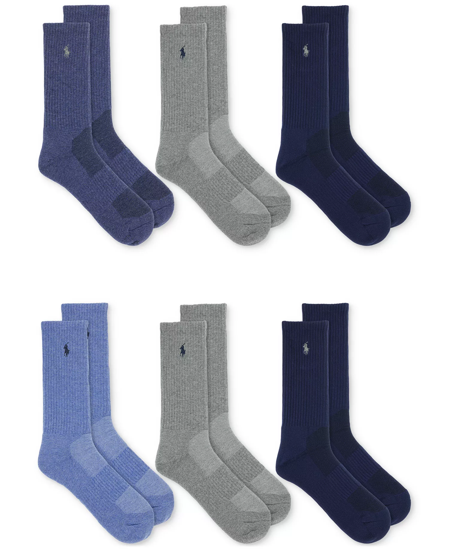 mni-3ccaa6126f145fd7fb3f09ad944d5503 Men's 6-Pk. Performance Sport Crew Socks — изображение 5