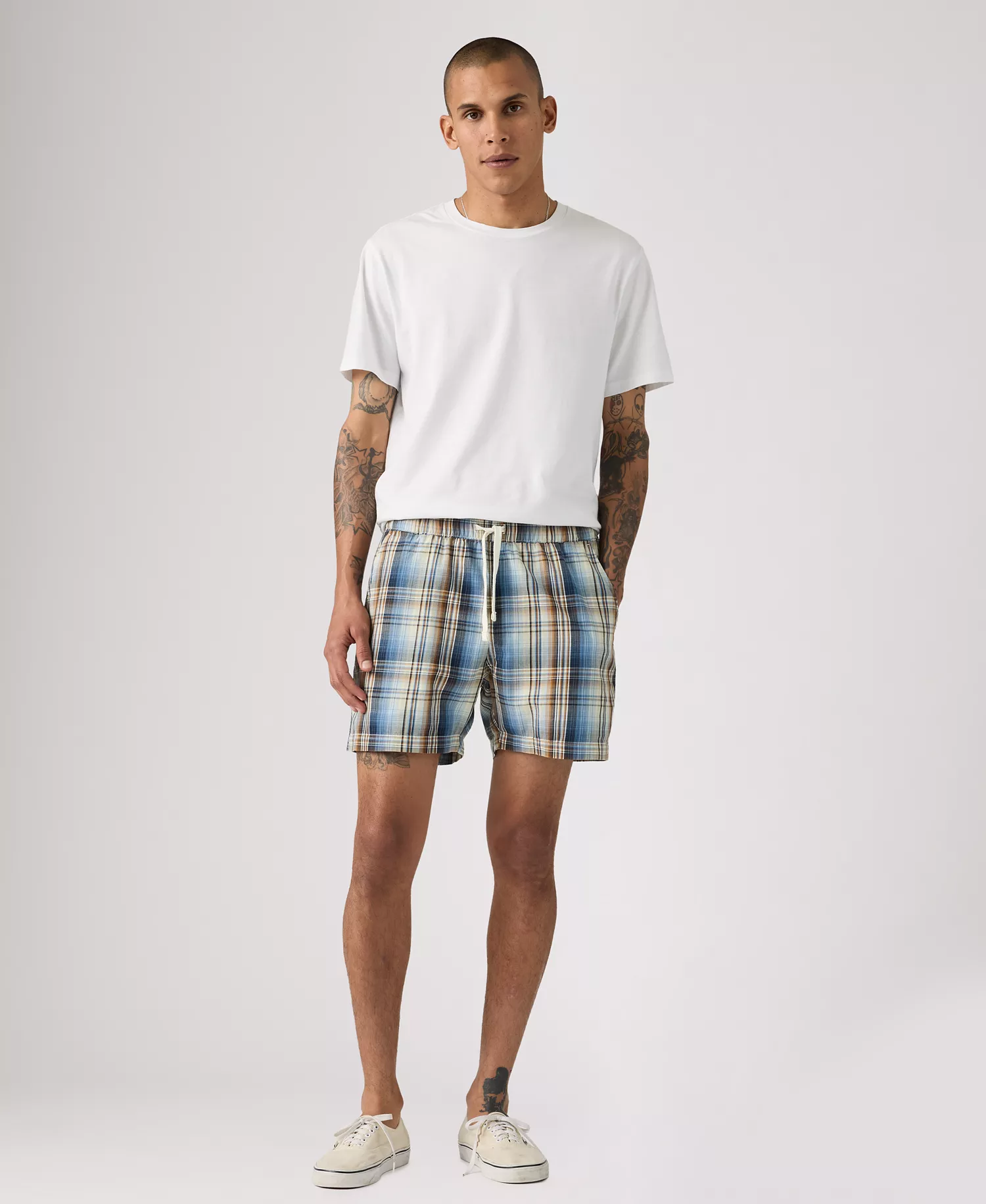 mni-3dd39b1820ceb01b345ff31236cd7ef4 Men's Xx Chino Easy Cotton Linen 6" Drawstring Shorts — изображение 3