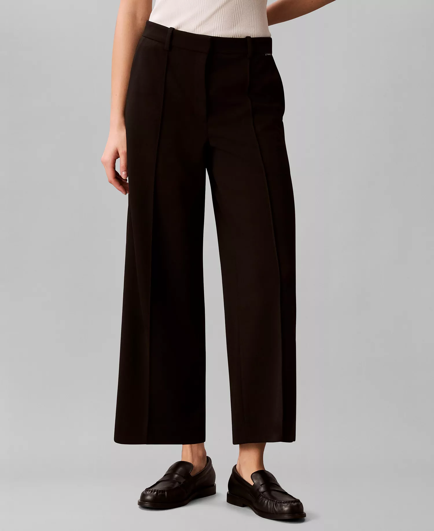 mni-3eeffacc8153c738062a03516114c5b1 Women's High-Rise Cropped Wide-Leg Pants