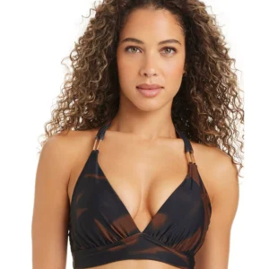 Women's Palm Breeze Banded Sweetheart Neck Bikini Top, Macy's Exclusive