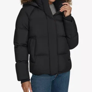 Women's Quilted Hooded Puffer Jacket