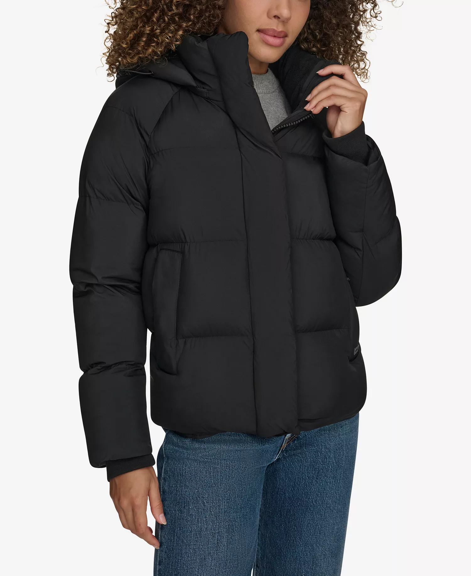 mni-3f332d4d234f5062bf089ae12006da0c Women's Quilted Hooded Puffer Jacket