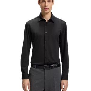 Men's Performance-Stretch Slim-Fit Dress Shirt