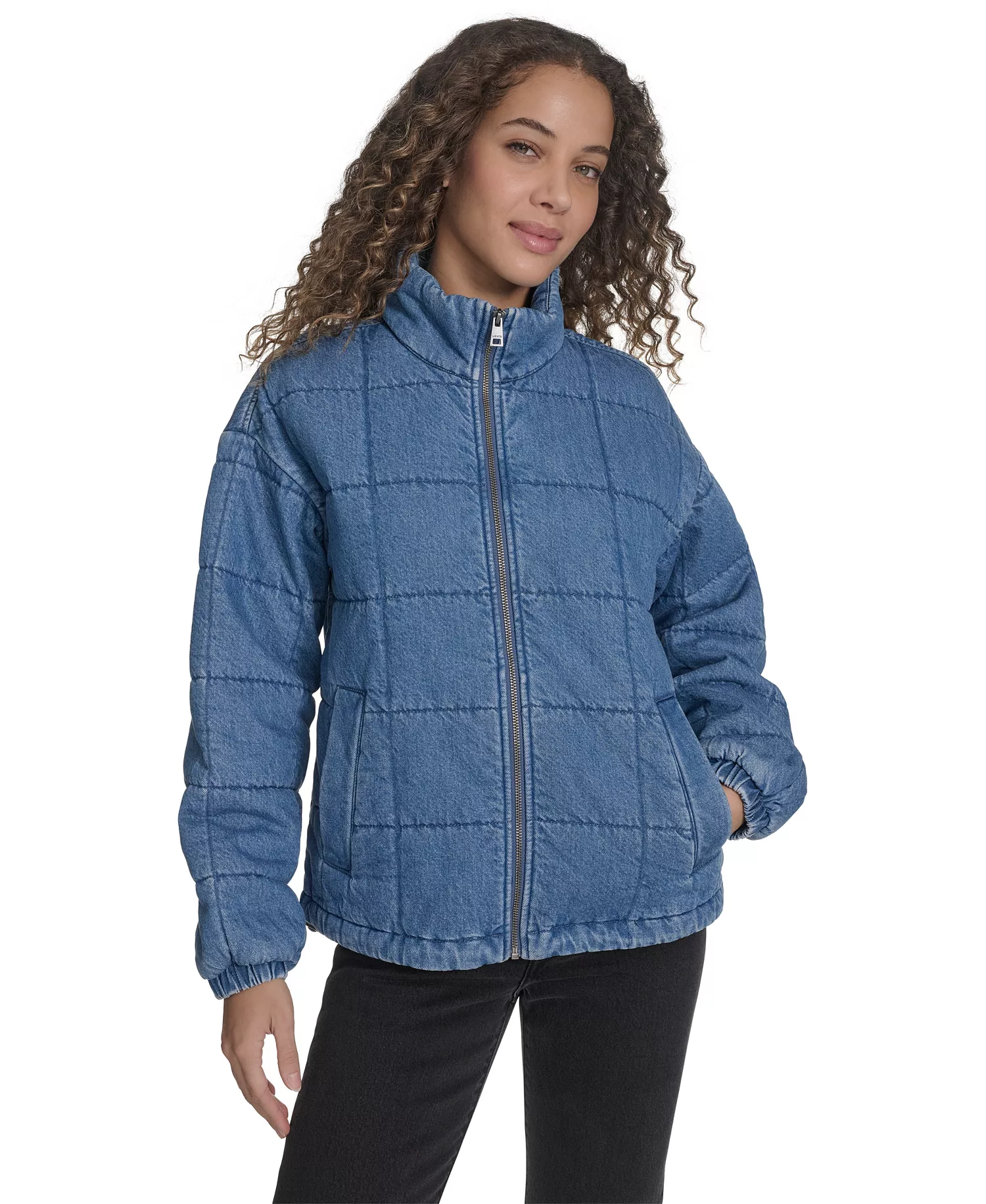 mni-4231c96bea88b659d7fd25ce77754dbb Women's Box Quilted Cotton Jacket