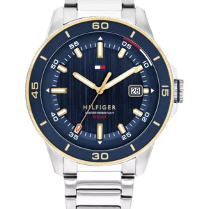 Men's Quartz Silver Tone Stainless Steel Bracelet Watch, 43mm