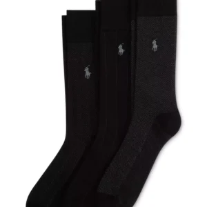 Men's 3-Pk. Classic Gents Patterned Dress Socks