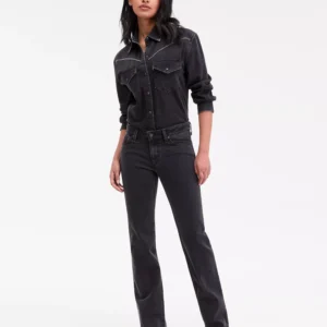 Women's Super-Low Studded Bootcut Jeans