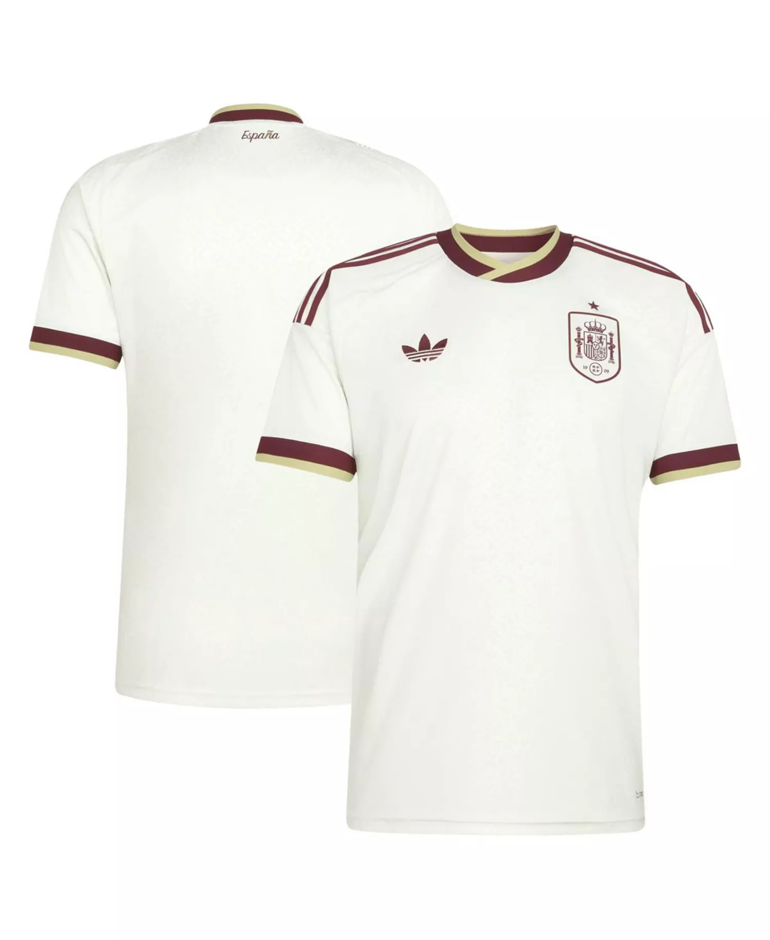 mni-437af5d33b8267dc342fef0b9d0388c9 Men's White Spain National Team FIFA X World Cup 2026 Away Replica Jersey