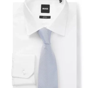 Men's Silk Blend Jacquard-Pattern Tie