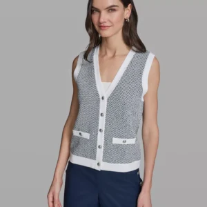 Women's Sleeveless V-Neck Sweater Vest