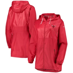 Women's Red Chicago Bulls Flashback Full-Zip Jacket
