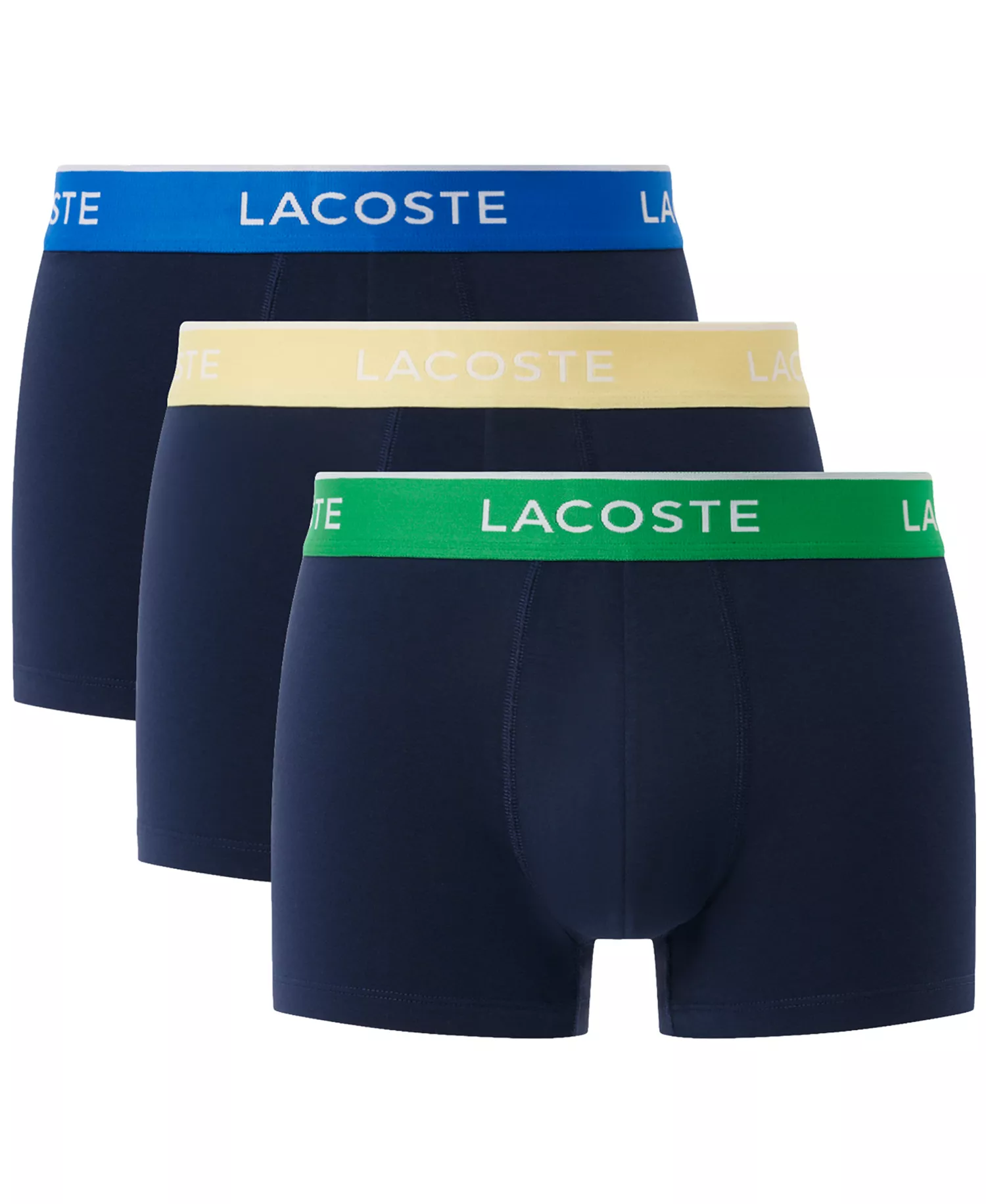 mni-44c3a7ed645f67ef5e83b1ae035ed2b9 Men's Cotton Stretch Color Waistband Trunks, 3-Pack — изображение 3