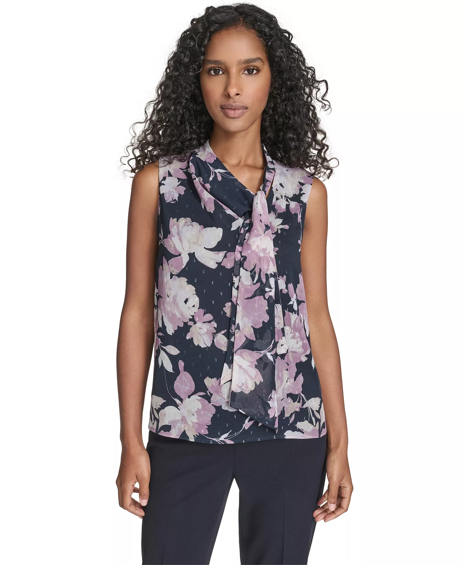 mni-44db58acac76821fd5203b1164d54ca3 Women's Printed Sleeveless Top