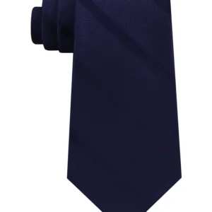 Men's Textured Woven Stripe Silk Tie