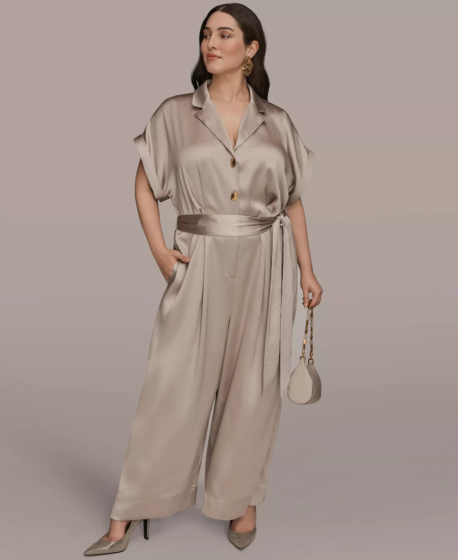 mni-46945588ee33a2fd2f923b406e8d9154 Plus Size Satin Collared Jumpsuit