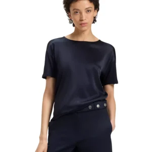 Women's Stretch-Silk Regular-Fit T-Shirt