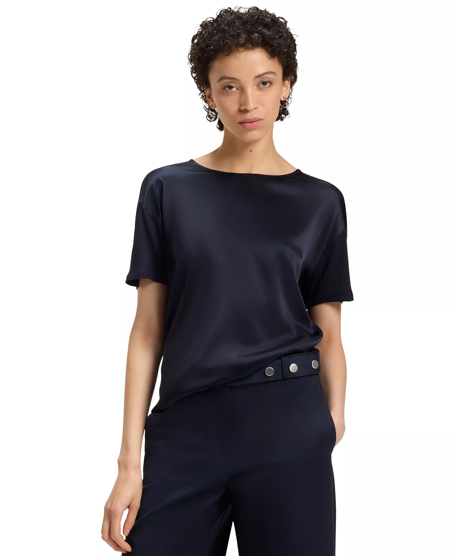 mni-478fa3f99d95ef83d3d3183e7f8484f8 Women's Stretch-Silk Regular-Fit T-Shirt