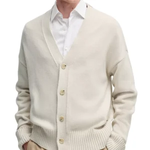 Men's Relaxed-Fit Button Front Cardigan
