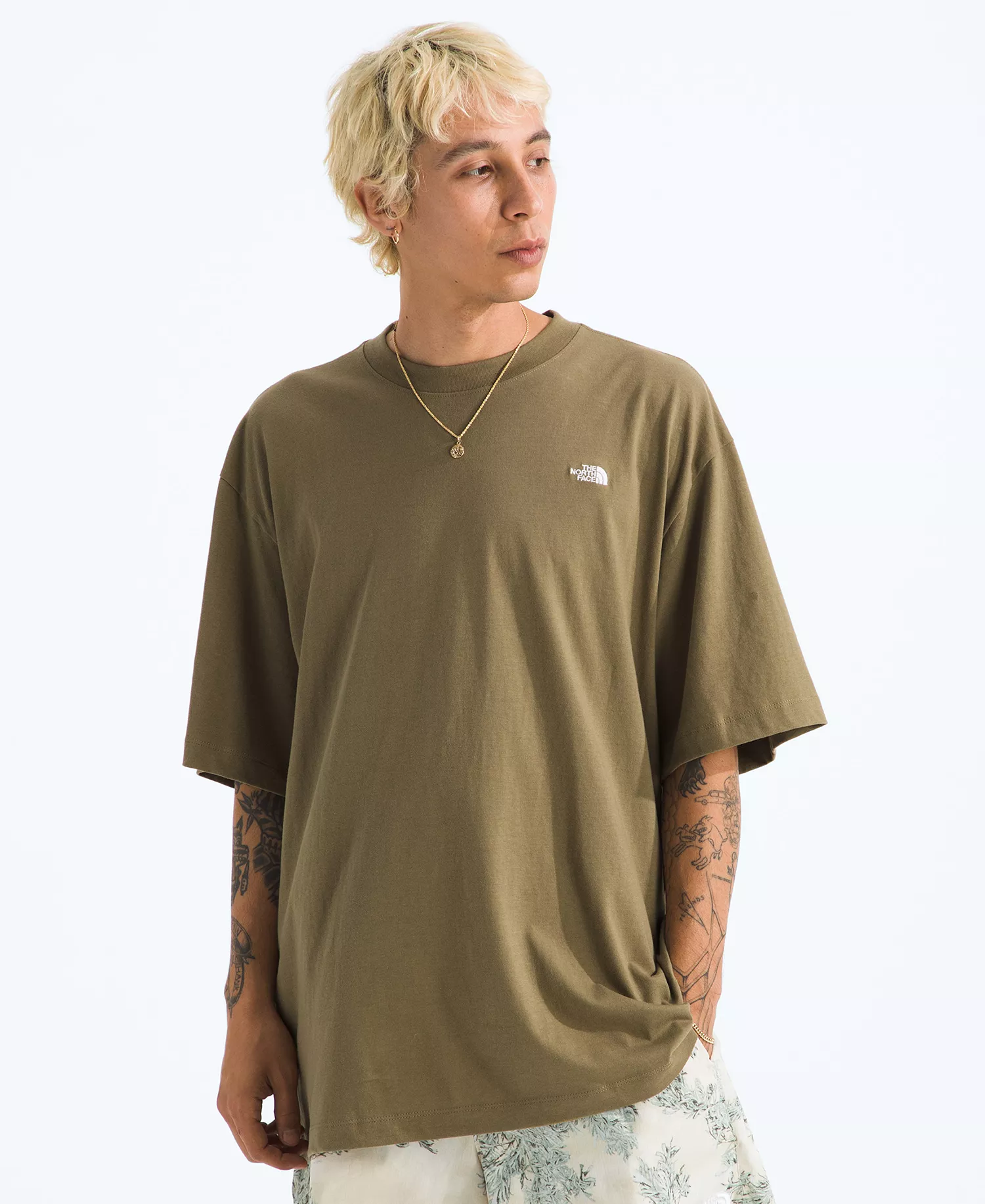 mni-47a6c48832f248e26b504c7b9c7be1cd Men's Essential Simple Dome Oversized T-Shirt