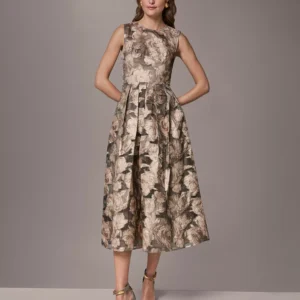 Women's Crewneck Midi Dress