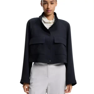 BOSS by Women's Wrinkle-Resistant Crepe Modern-Fit Blazer