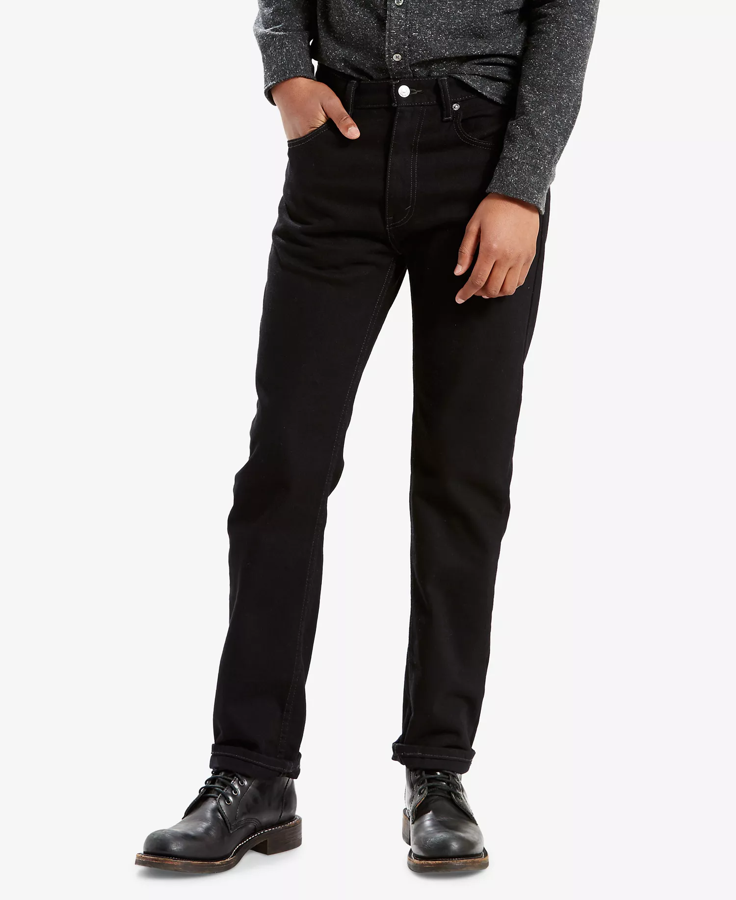 mni-4a09997c2da2463f47cd531be0e5bdbf Men's 505™ Non-Stretch Regular Fit Jeans — изображение 6